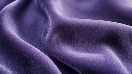 purple satin fabric texture background close-up. High quality photoの写真素材