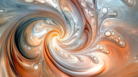 Abstract fractal. Fractal art background for creative design. Decoration for wallpaper, desktop, poster, cover booklet. Print for clothes, t-shirt. Creative illustration for designの写真素材
