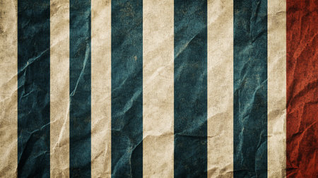Vintage grunge background with stripes on old paper. Striped background.の写真素材