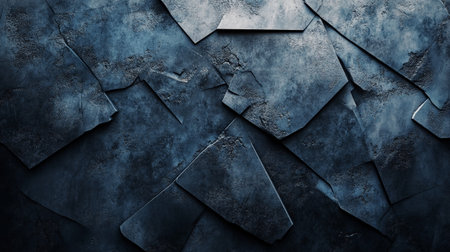 Grunge blue metal background with scratches and cracks. 3d renderingの写真素材