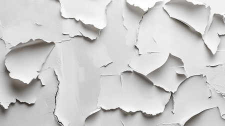 White torn paper with space for your message. Abstract background for design.の写真素材