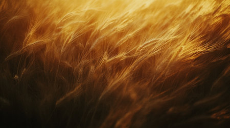 Wheat field at sunset. Abstract nature background. Toned.の写真素材