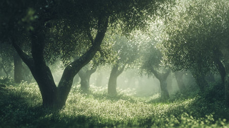birch tree trunks in yellow and black paint as a backgroundの写真素材