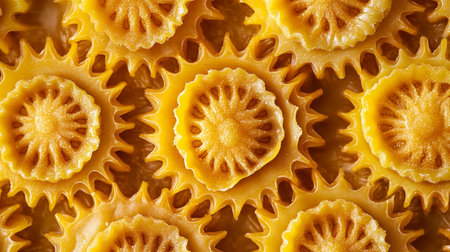 Closeup of a raw farfalle pasta, italian pastaの写真素材