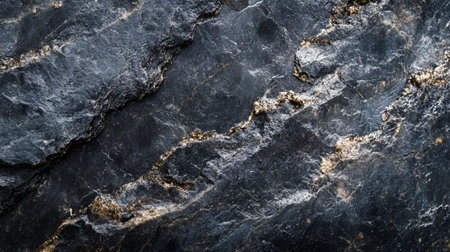 Close-up of black stone texture background. High resolution photo.の写真素材