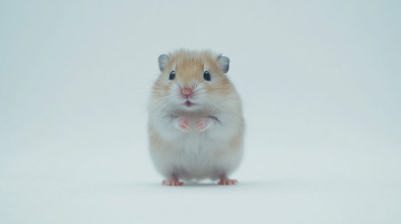 Hamster on white background. Hamster on a white background.の写真素材