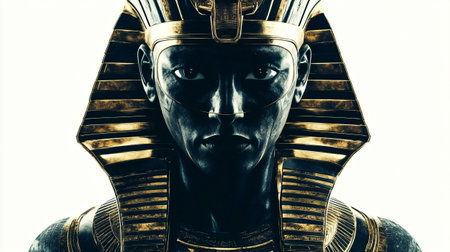 3D illustration of a fantasy warrior or knight with armor and helmetの写真素材