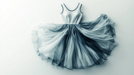 Dress for a ballerina. Ballerina's dress on a white background.の写真素材