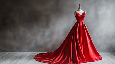 White ballerina tutu on a mannequin in a studioの写真素材