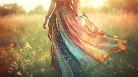 Wedding dress hanging on a white wall. Wedding dress.の写真素材