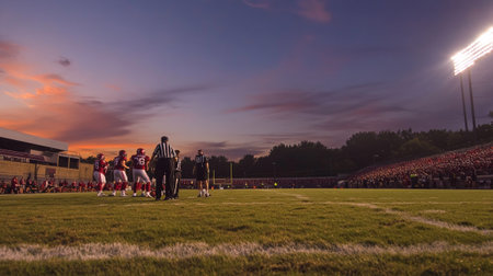 Polish Football League game between Kiel and Wroclawの写真素材