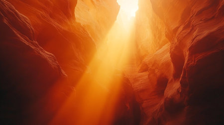 The Antelope Canyon is a slot canyon in the Navajo Reservation near Page, Arizona.の写真素材