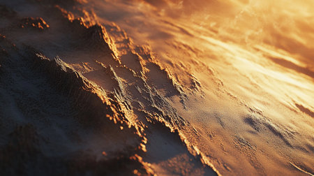 Sunset over the sea, close-up.の写真素材