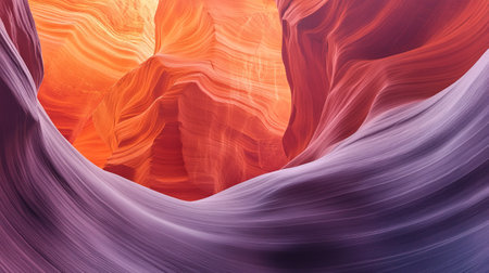 Fantastic colors of Antelope Canyon in Page, Arizona, USAの写真素材
