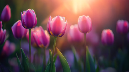 Tulip. Beautiful bouquet of tulips. colorful tulips. tulips in spring,colourful tulipの写真素材