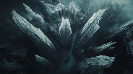 Fantasy alien planet. Abstract fractal illustration. 3D rendering.の写真素材