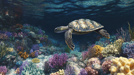 Winter landscape of snow-covered Baltic sea coast at sunset, Latviaの写真素材