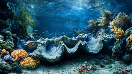 Underwater view of the coral reef in the Red Sea, Egyptの写真素材