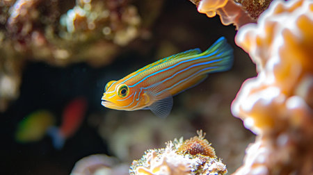 Tropical fish in the Red Sea. Egypt. Shallow depth of fieldの写真素材