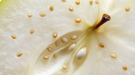 Sliced apple on a white background. Close-up.の写真素材