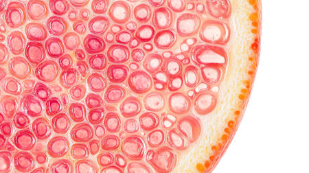 Citrus fruit on a white background. Close-up.の写真素材