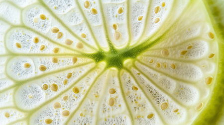 Cucumber seeds close-up macro photography with selective focus.の写真素材