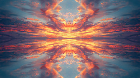 abstract fractal background a computer-generated 2D illustration, textureの写真素材