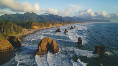 Colorful mosaic wall background - vintage filter effect and selective focus pointの写真素材