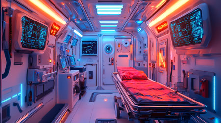 3D CG rendering of Medical room. High resolution image gallery.の写真素材