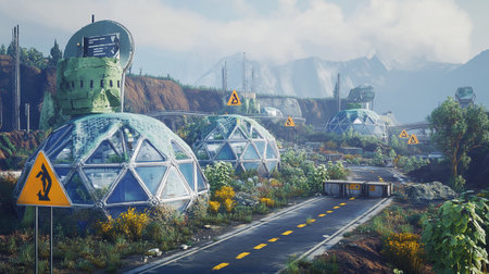 View of the city of Melbourne, Australiaの写真素材