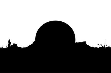 Silhouette of buddha on white background. Vector illustration.のイラスト素材