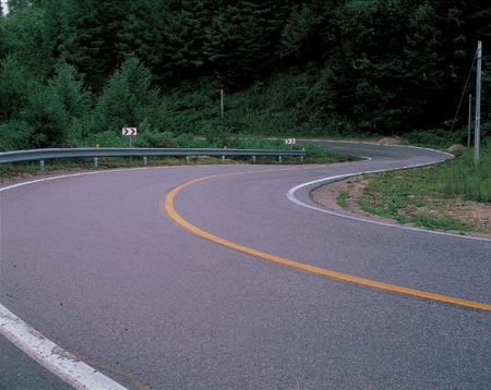 3-52Rural Roadの写真素材