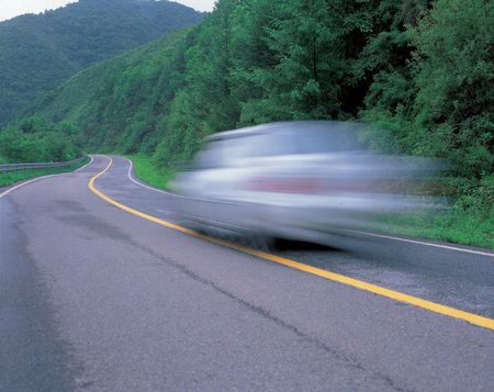 3-78Rural Roadの写真素材