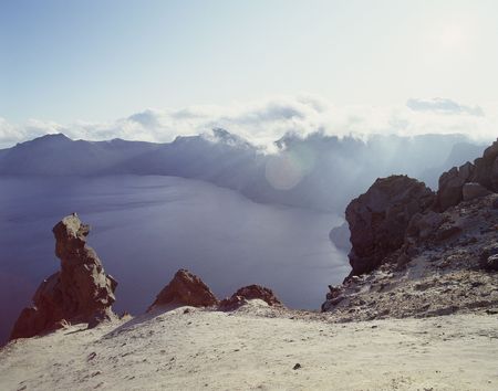 Baekdu mountainの写真素材