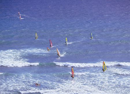 Wind Surfingの写真素材