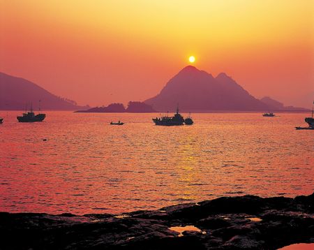 Beautiful Sunsetの写真素材