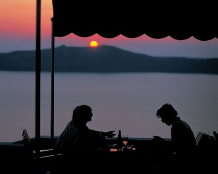 Silhouette of Peopleの写真素材