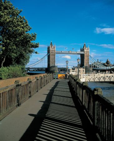 Big Ben with Sidewalkの写真素材