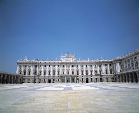 European Architecture with Pillarsの写真素材