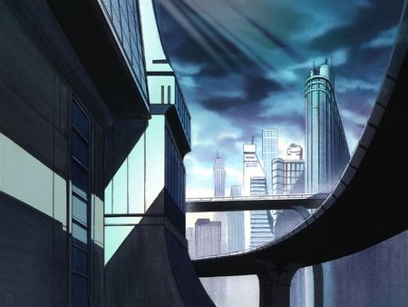 Dark Cityの写真素材
