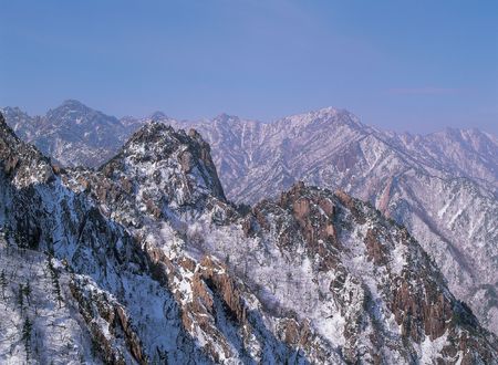 Mountain and Skyの写真素材