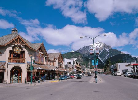 Mountain with Housesの写真素材