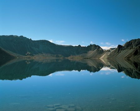 Pond at Mountainsの写真素材