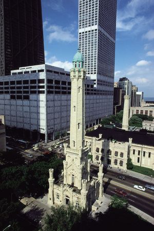 Monument among Buildings