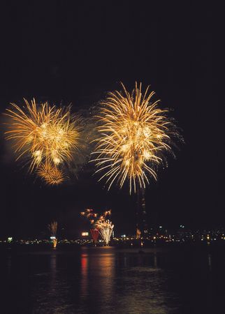 Fireworks in the Skyの写真素材