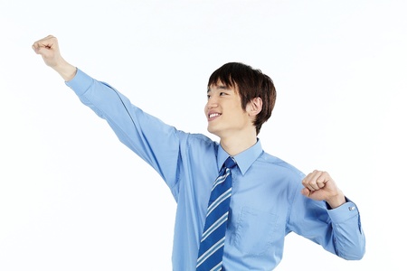 Portrait of a Korean Businessmanの写真素材