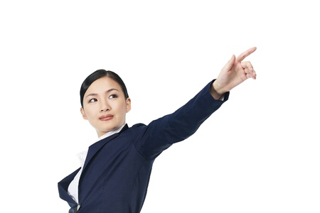 Portrait of a Korean Businesswomanの写真素材