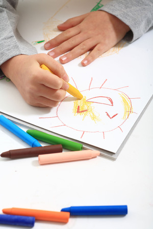 Children in Studyの写真素材