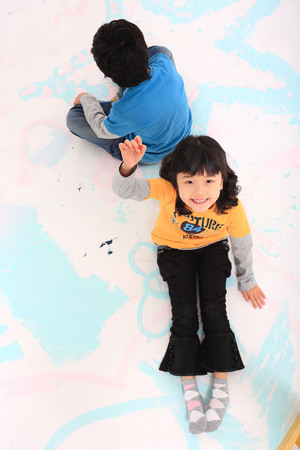 Children in Studyの写真素材