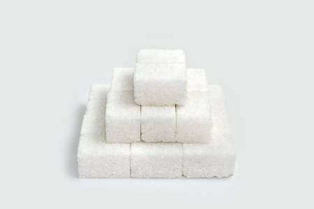 Pyramid of sugar blocksの写真素材